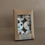 Set of 6 Earth Tonix Crystal and Botanical Tealights