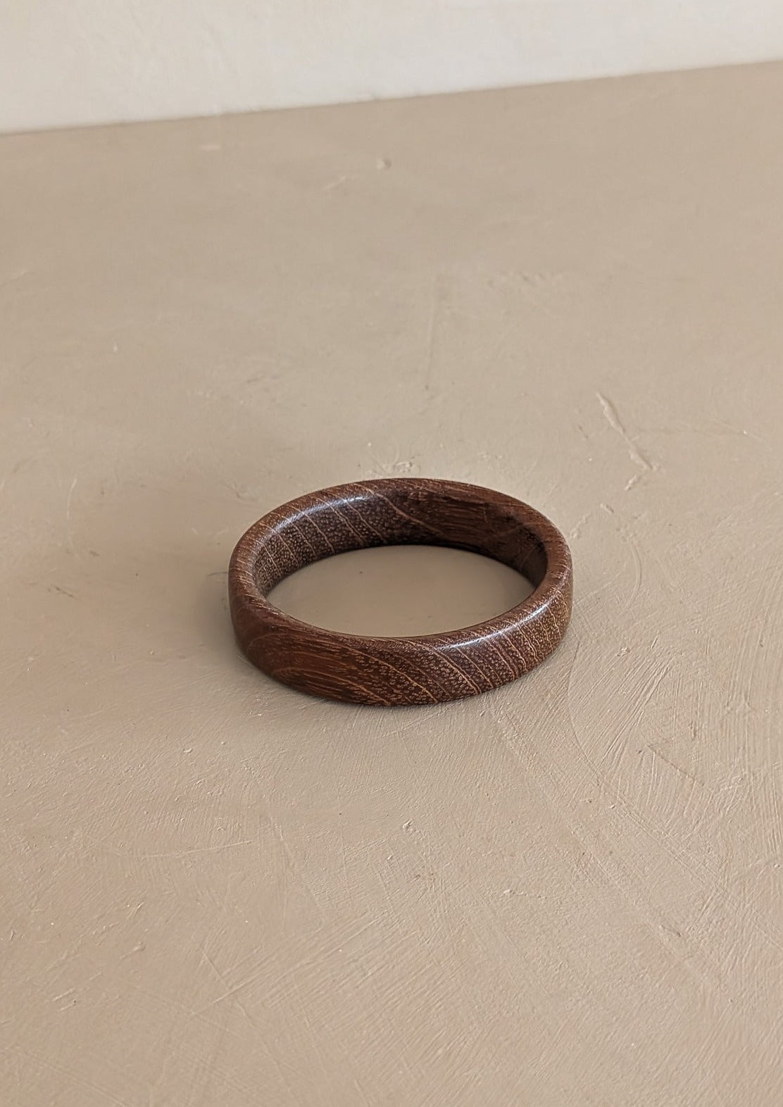 Vintage Dark Wooden Bracelet