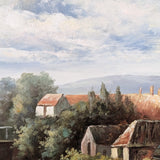 Large Vintage Framed Landscape Painting