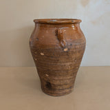 Antique French Clay Pot with Handles