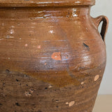 Antique French Clay Pot with Handles