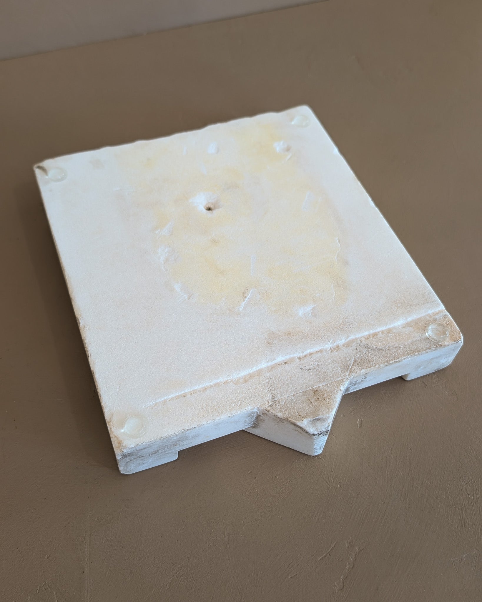 Antique French Marble Architectural Salvage with Carved Hummingbird Detail