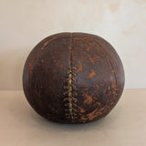 Large Vintage Leather Medicine Ball