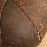 Large Vintage Leather Medicine Ball