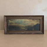 Original Antique Framed Moody Seascape Painting #2