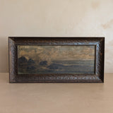 Original Antique Framed Moody Seascape Painting #1