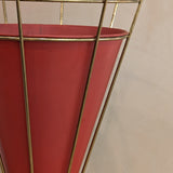 Midcentury Atomic Vitra Brass and Metal Umbrella Stand