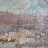 Signed and Framed 1935 Danish Impressionist Landscape Oil Painting