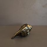 Large Vintage Brass Conch Shell