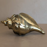 Large Vintage Brass Conch Shell