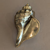 Large Vintage Brass Conch Shell