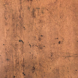 Late 1800s Primitive Pennsylvania Dutch Wooden Trestle Table with Original Red Wash Paint and Mortise and Tenon Construction