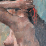 Large Colorful Nude Impressionist Painting by Thelma Thal