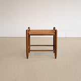 Danish-Style Paper Cord and Wood Stool #1