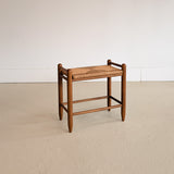 Danish-Style Paper Cord and Wood Stool #1