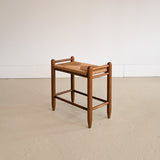 Danish-Style Paper Cord and Wood Stool #1