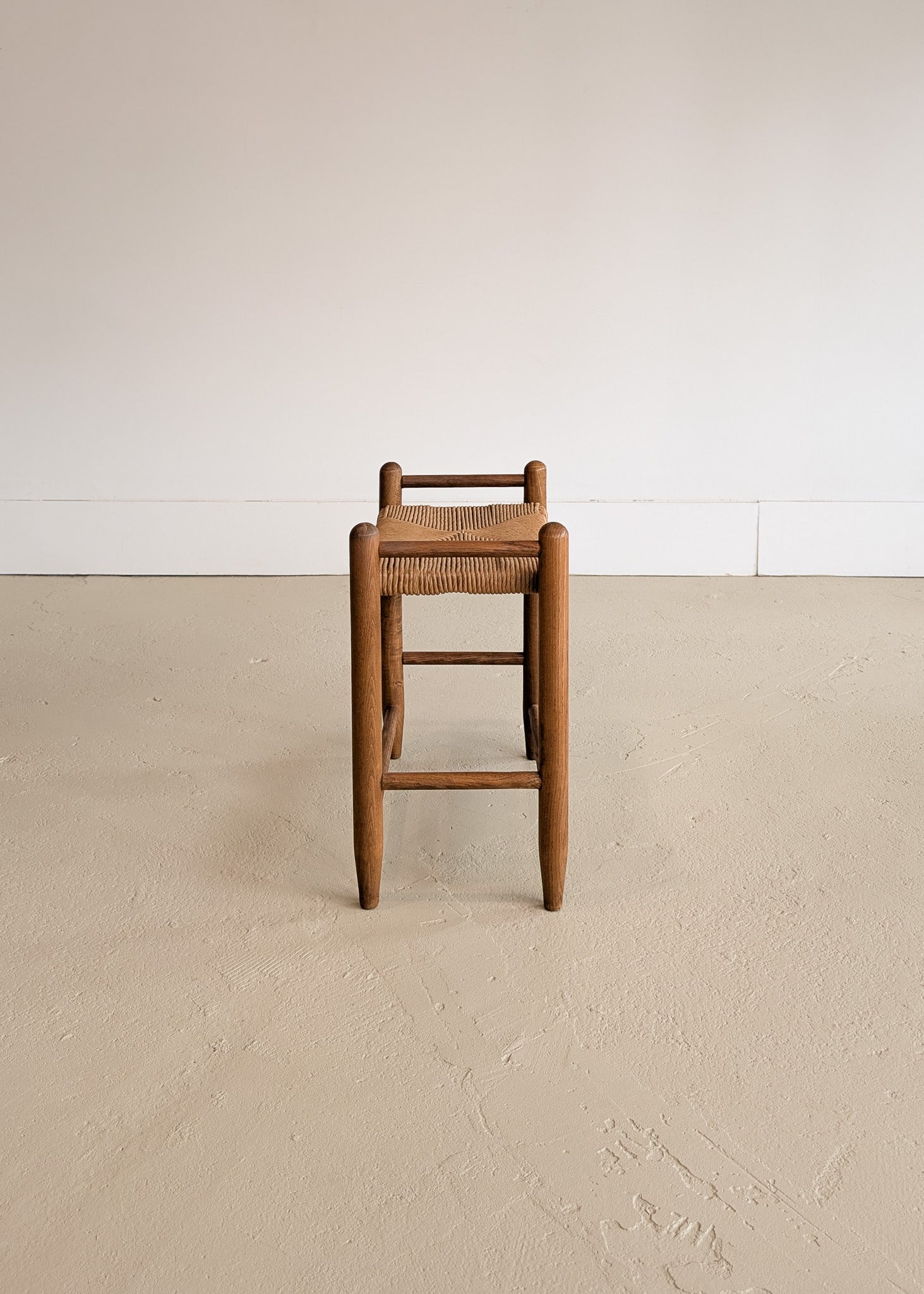 Danish-Style Paper Cord and Wood Stool #2