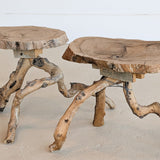 Unique Midcentury French Brutalist Grape Vine Stool - Sold Individually