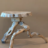 Unique Midcentury French Brutalist Grape Vine Stool - Sold Individually