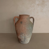 Vintage Amphora-Style Turkish Olive Oil Jug #16 - 12-1/4" Height