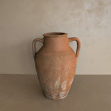 Vintage Amphora-Style Turkish Olive Oil Jug #16 - 12-1/4" Height