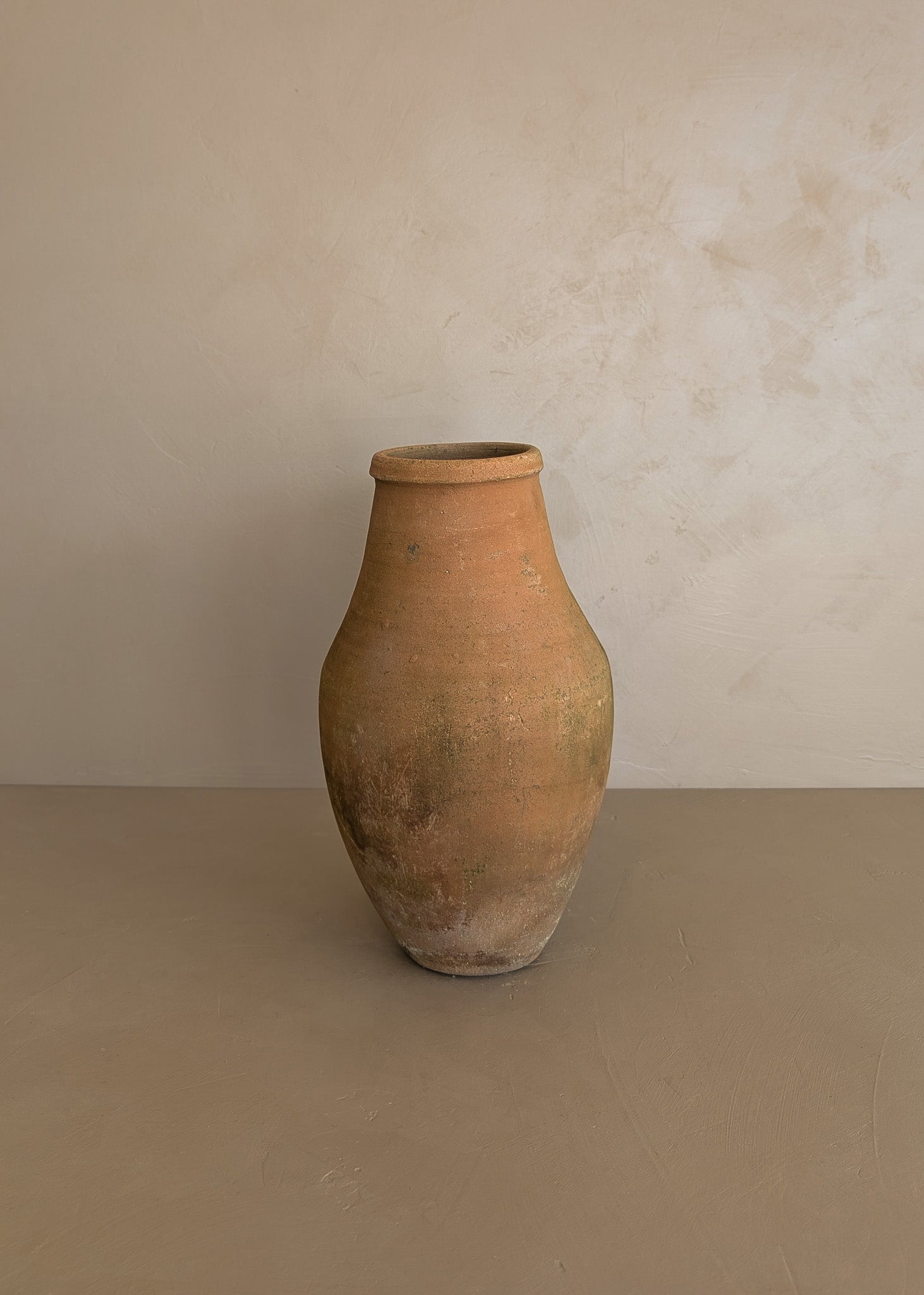 Vintage Turkish Olive Oil Jug #17 - 12-1/4" Height