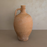 Vintage Turkish Olive Oil Jug with Subtle Freeform Motifs #18 - 13-3/4" Height