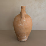 Vintage Turkish Olive Oil Jug with Subtle Freeform Motifs #18 - 13-3/4" Height