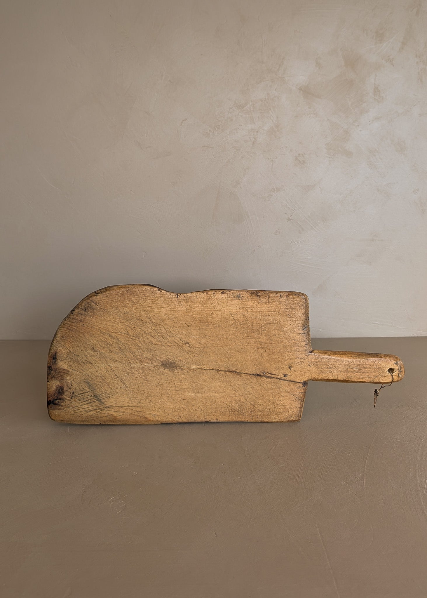 Small Vintage Turkish Wooden Breadboard #7 - 17-1/4" Length