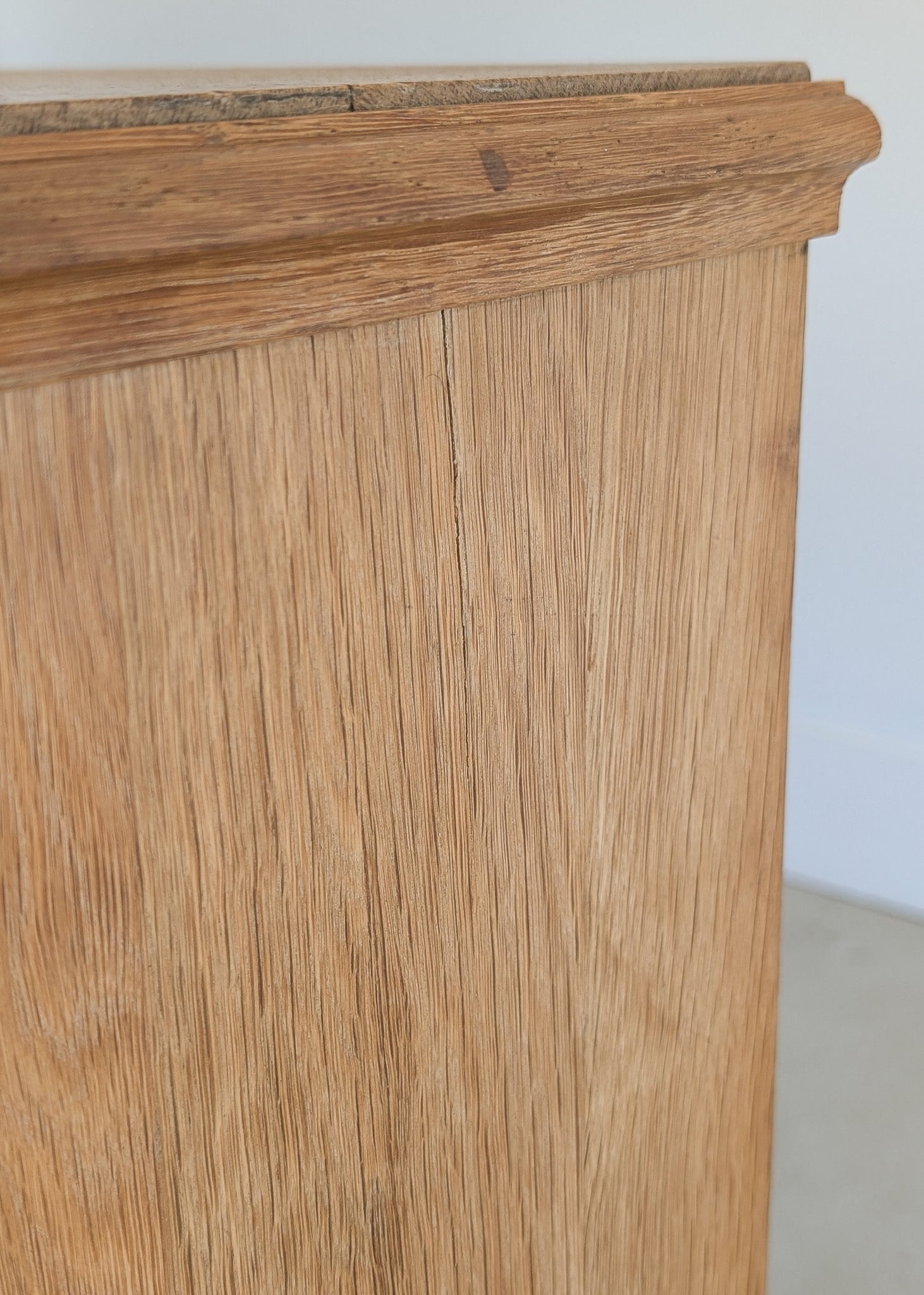 Vintage Midcentury Danish Henning Kjærnulf-Style White Oak Drop Top Slant Front Secretary Desk