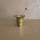 Vintage Brass Pharmacy Mortar and Pestle