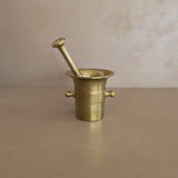 Vintage Brass Pharmacy Mortar and Pestle