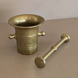 Vintage Brass Pharmacy Mortar and Pestle