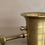 Vintage Brass Pharmacy Mortar and Pestle