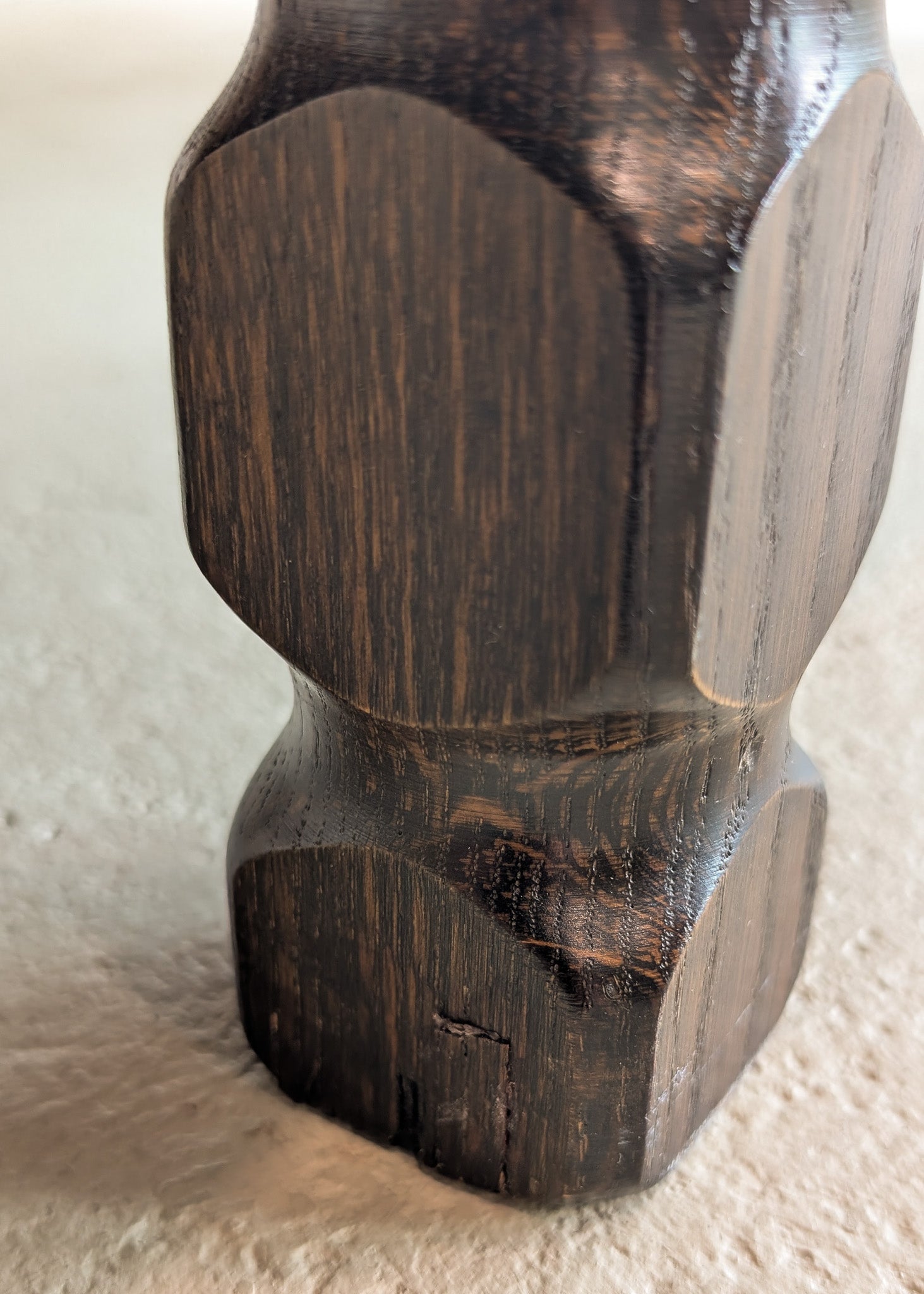 Vintage Dark Danish Oak Hundstrup Møbelfabrik Henning Kjærnulf-Style Sideboard with Skeleton Key