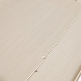Antique Late 1800s Victorian Wakefield Rattan Company White Painted Rattan and Wicker Side or Breakfast Table