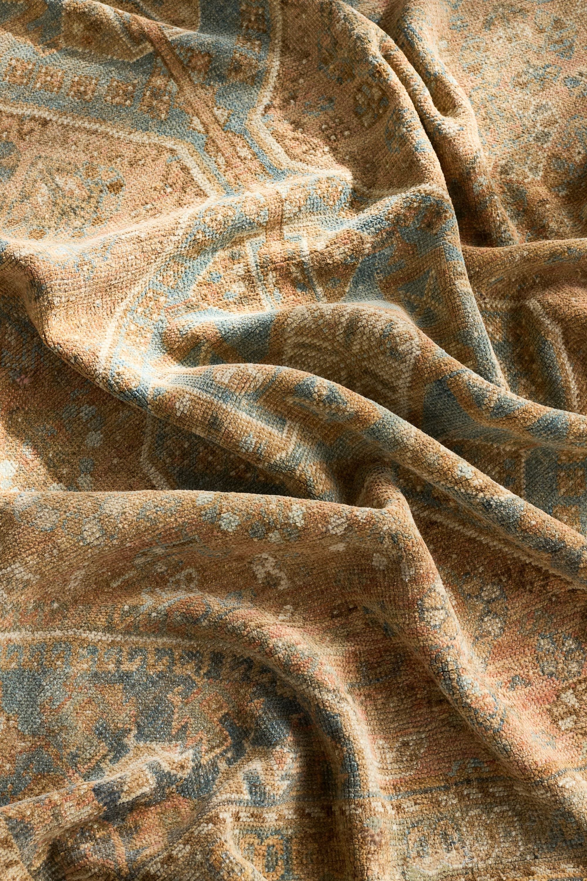 District Loom 1920s Antique Persian Shiraz Area Rug 6'11" x 9'5"