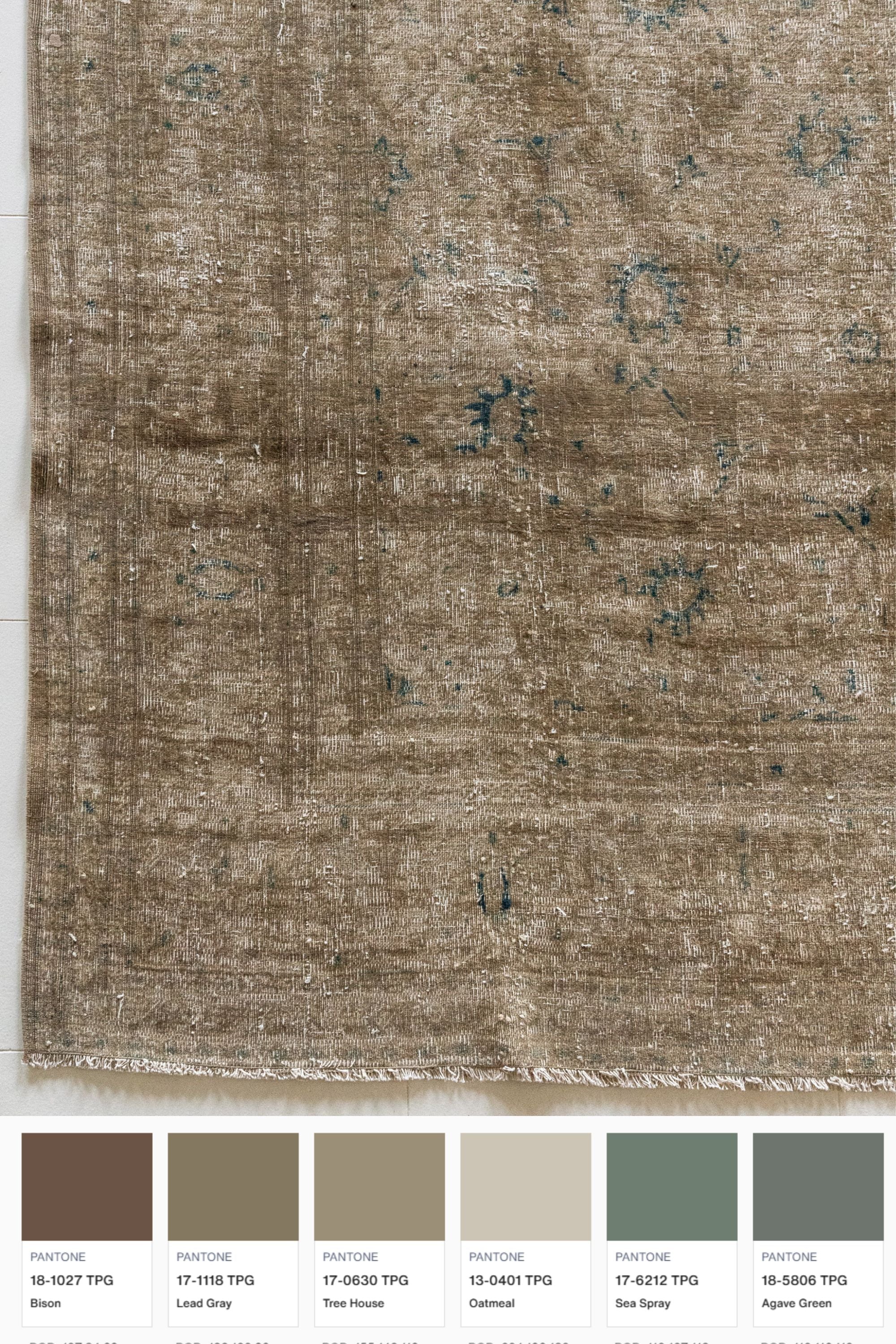 District Loom 1920s Antique Persian Mahal Area Rug 9'2" x 12'