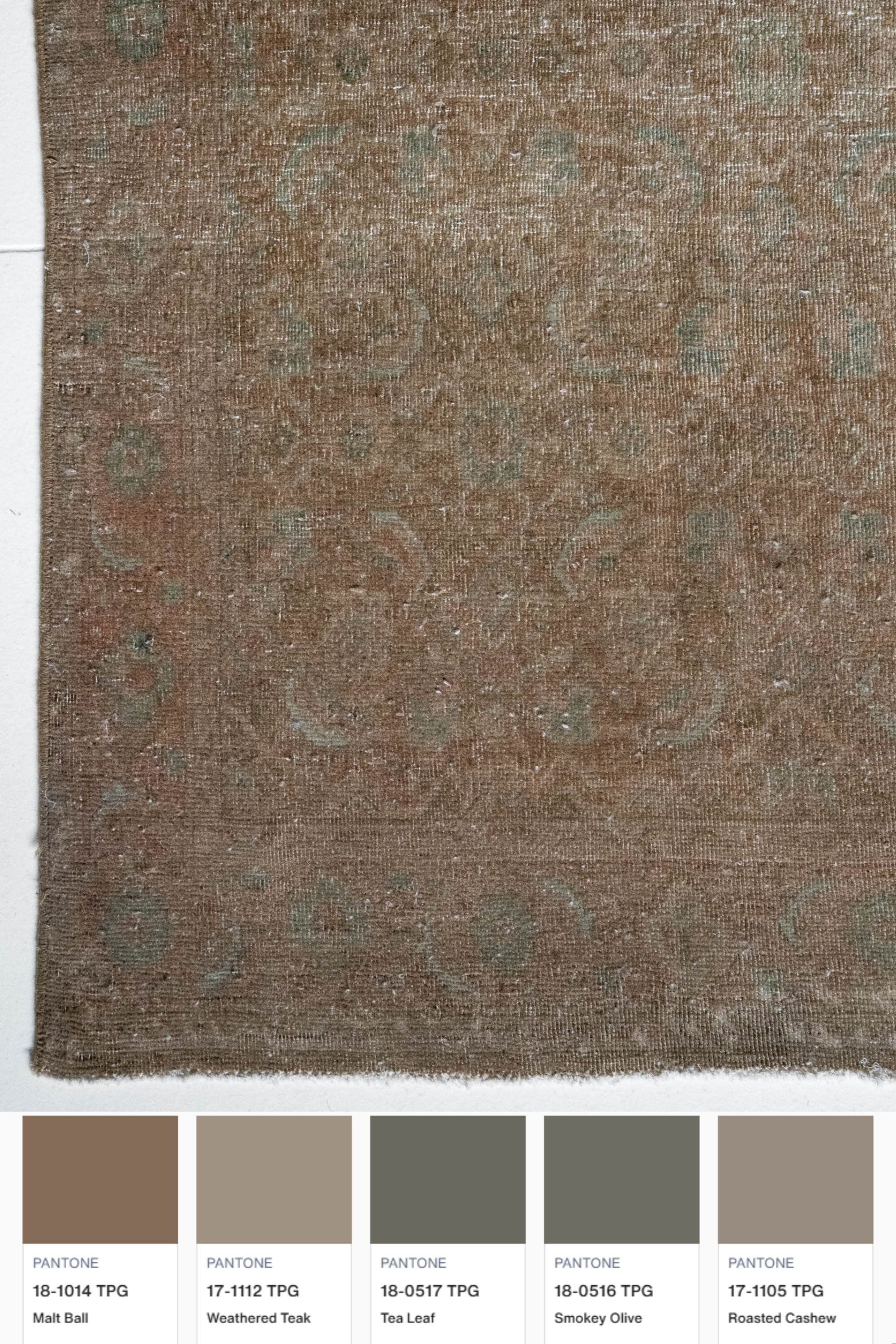 District Loom 1930s Vintage Persian Hamadan Runner Rug 2'6" x 12'9"