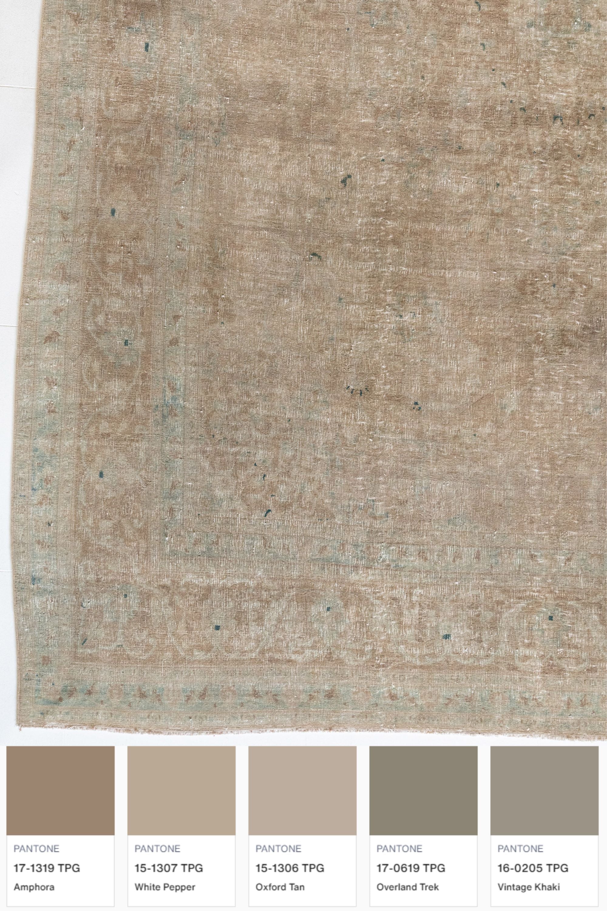 District Loom 1930s Vintage Persian Mahal Area Rug 9'4" x 12'6"