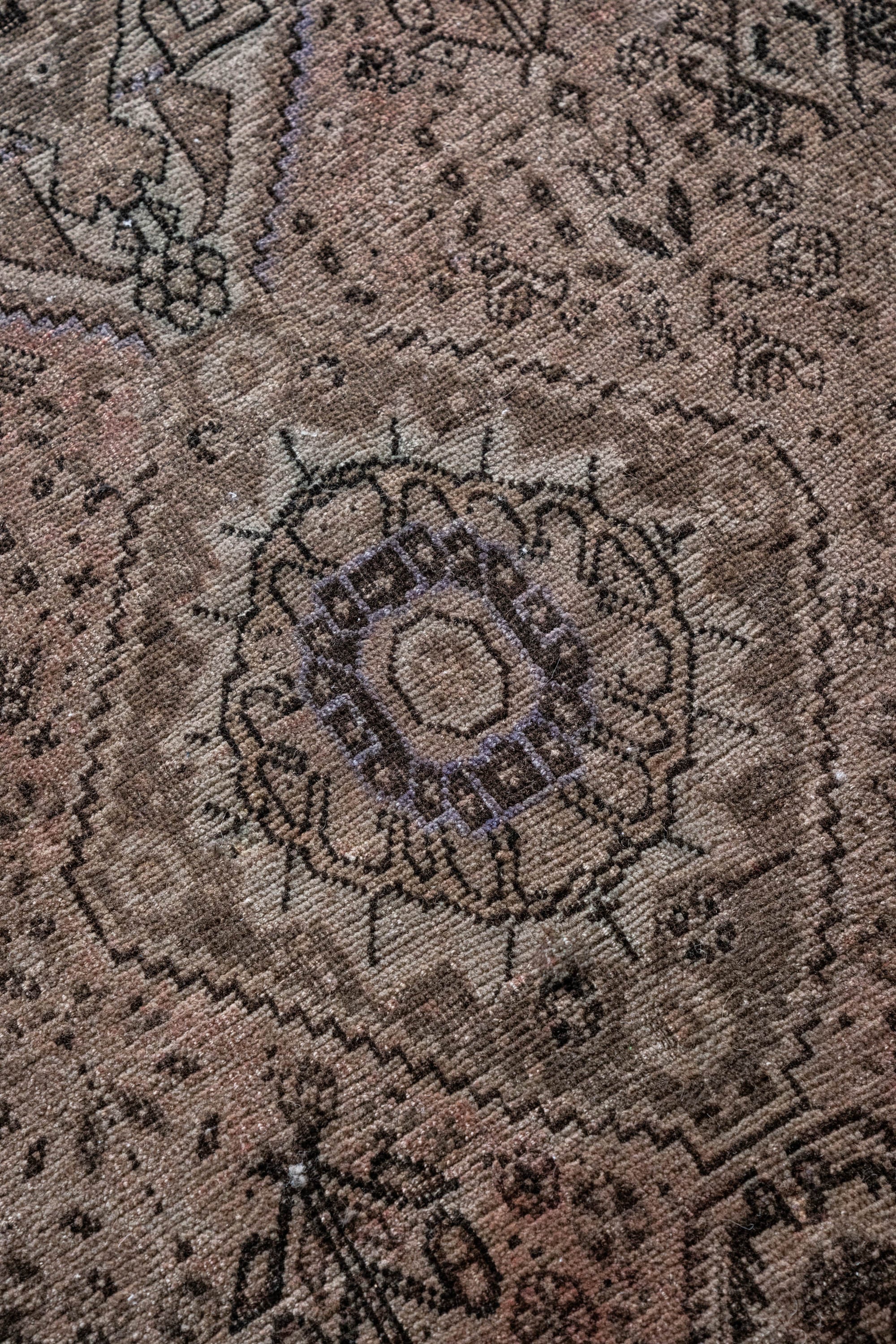 District Loom 1940s Vintage Persian Shiraz Area Rug 6'11" x 10'2"