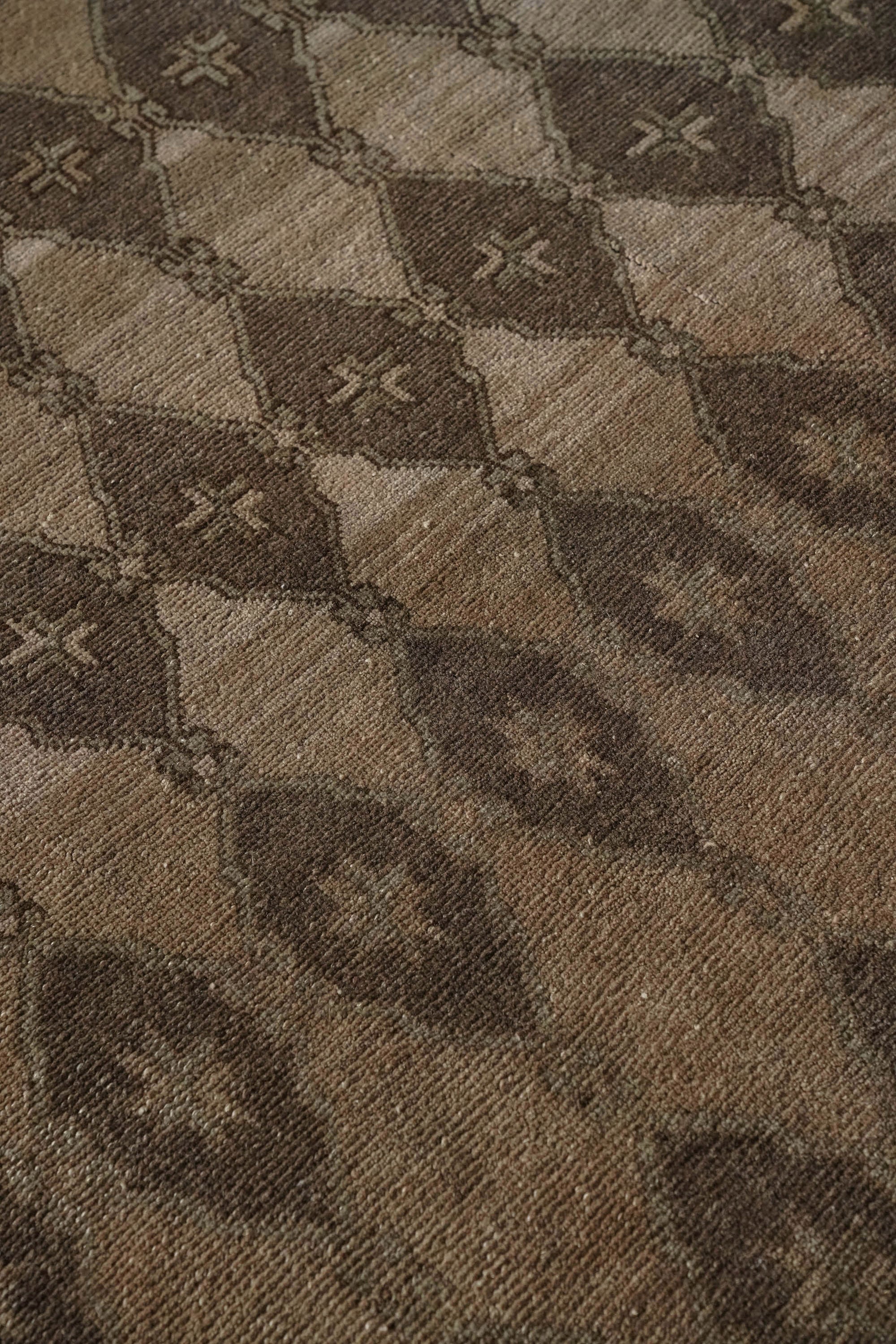 District Loom 1940s Vintage Wide Runner Rug 5' x 12'9"