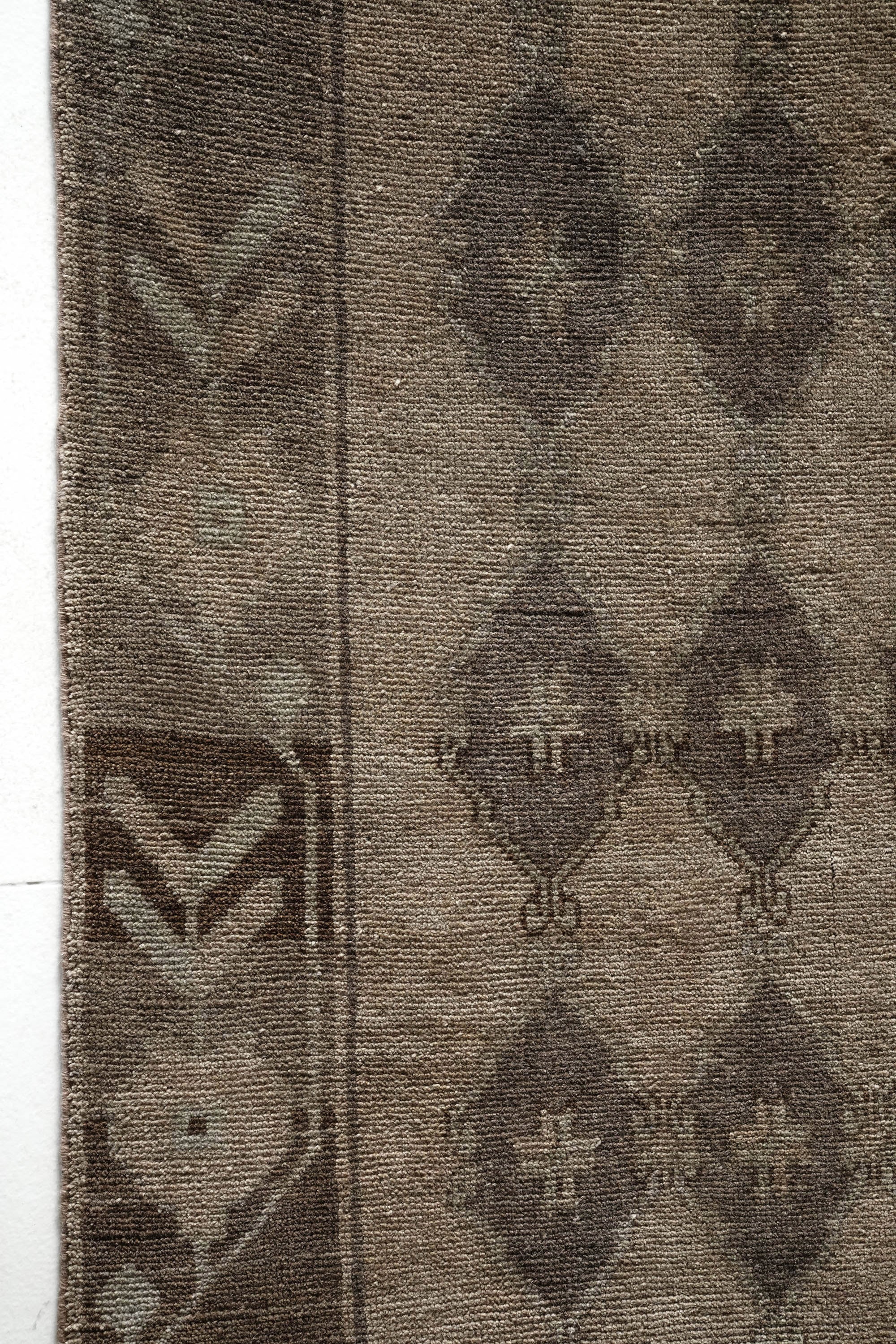 District Loom 1940s Vintage Wide Runner Rug 5' x 12'9"