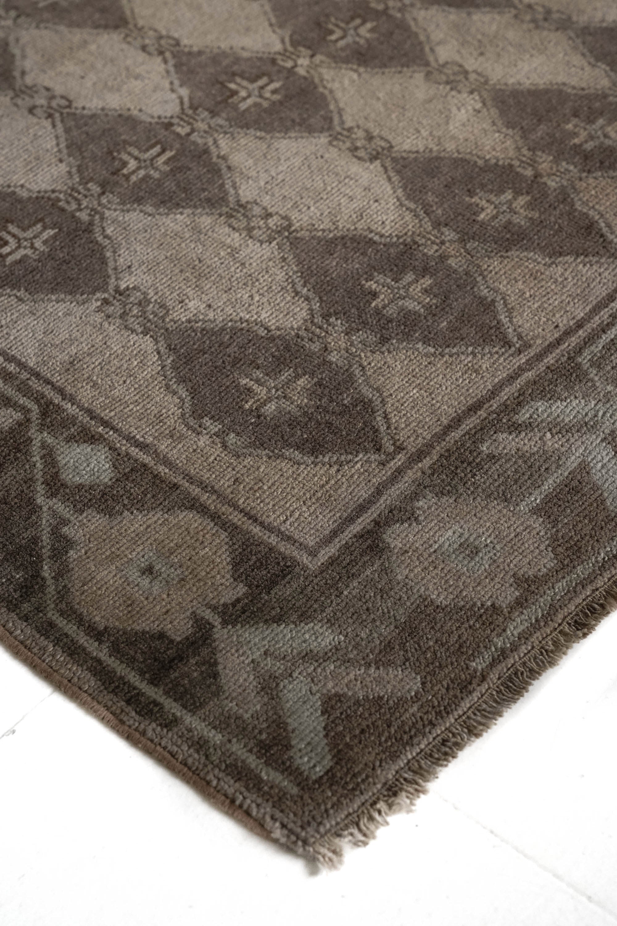 District Loom 1940s Vintage Wide Runner Rug 5' x 12'9"