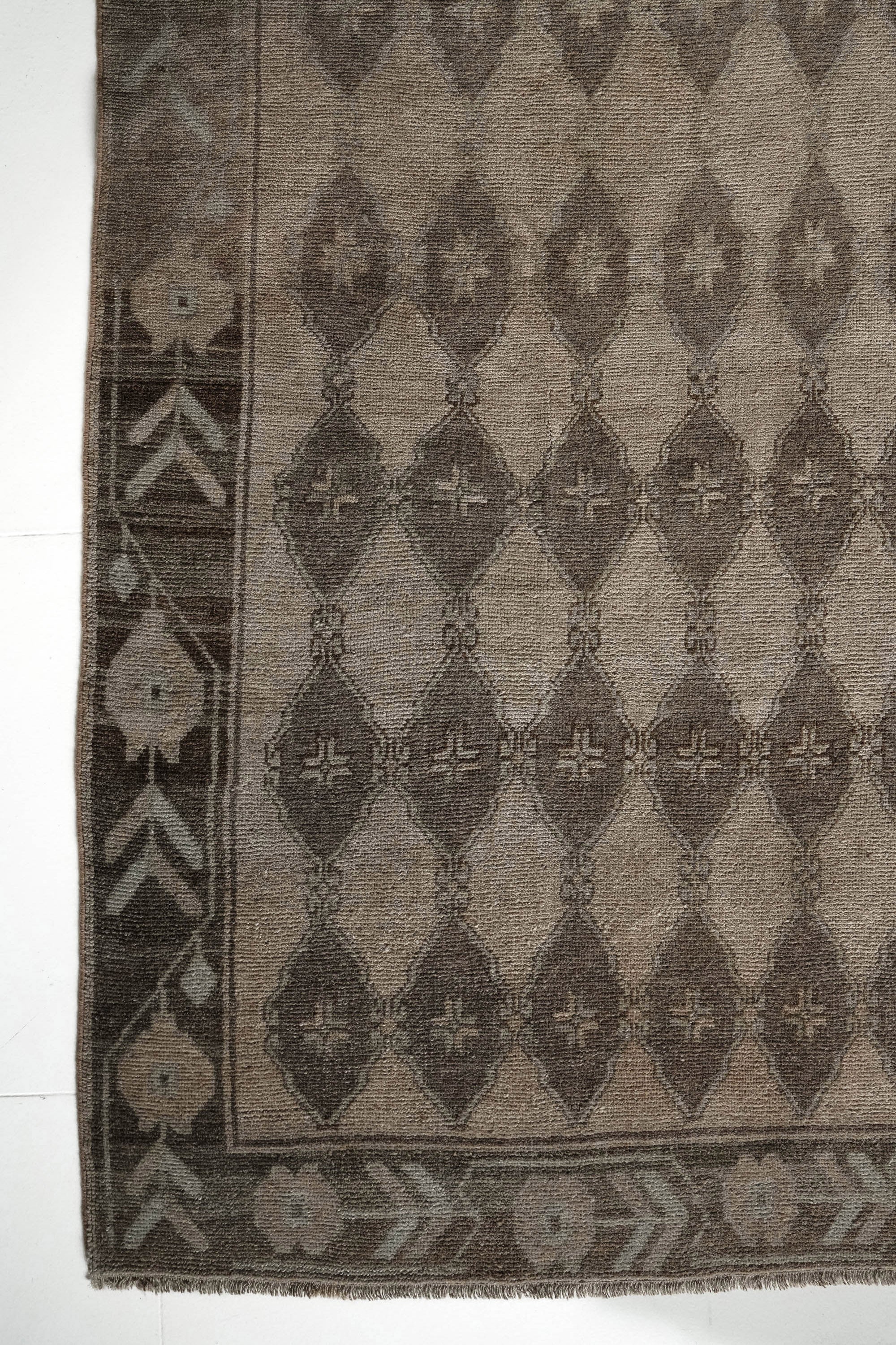 District Loom 1940s Vintage Wide Runner Rug 5' x 12'9"