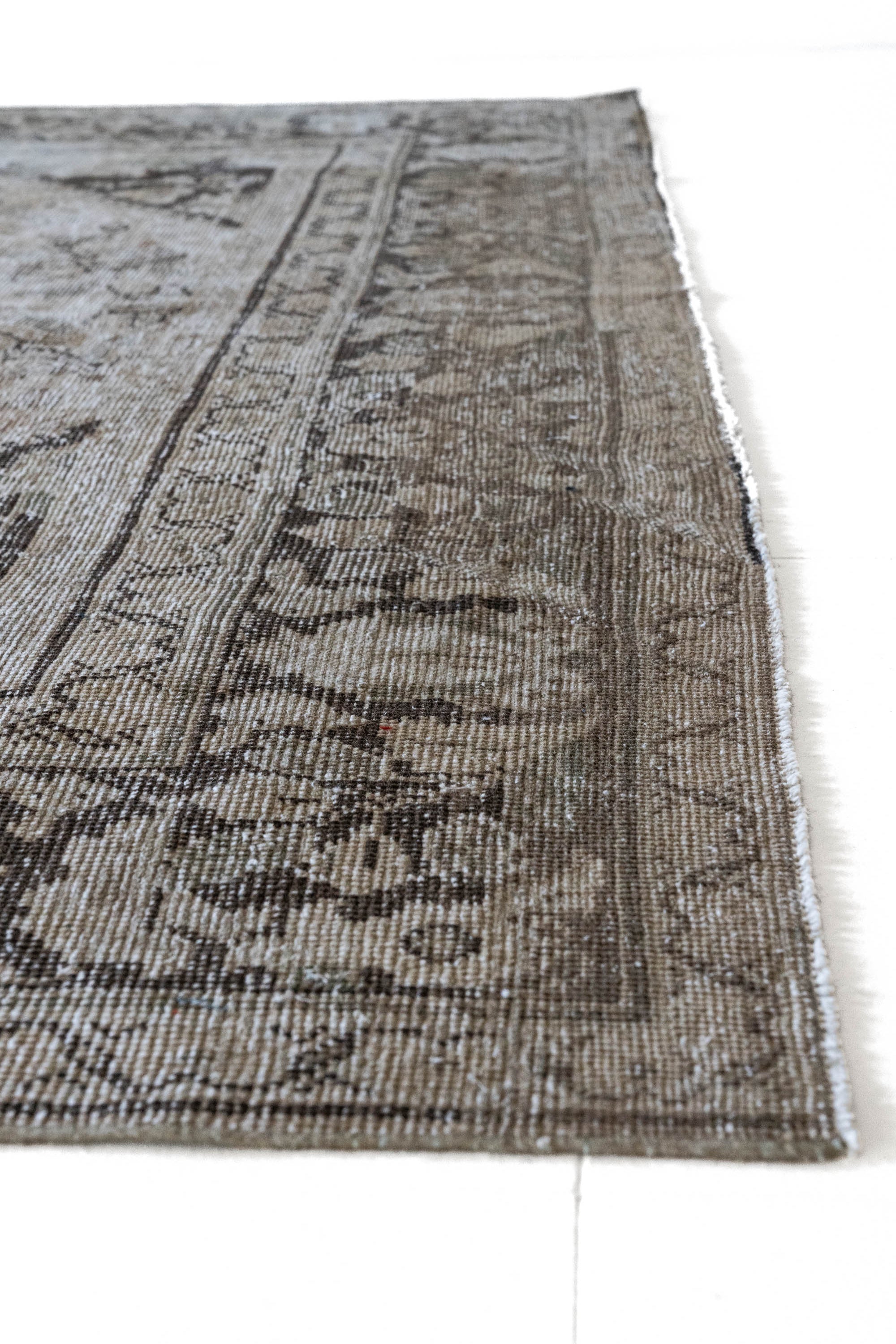 District Loom 1920s Antique Persian Mahal Area Rug 7'10" x 10'11"