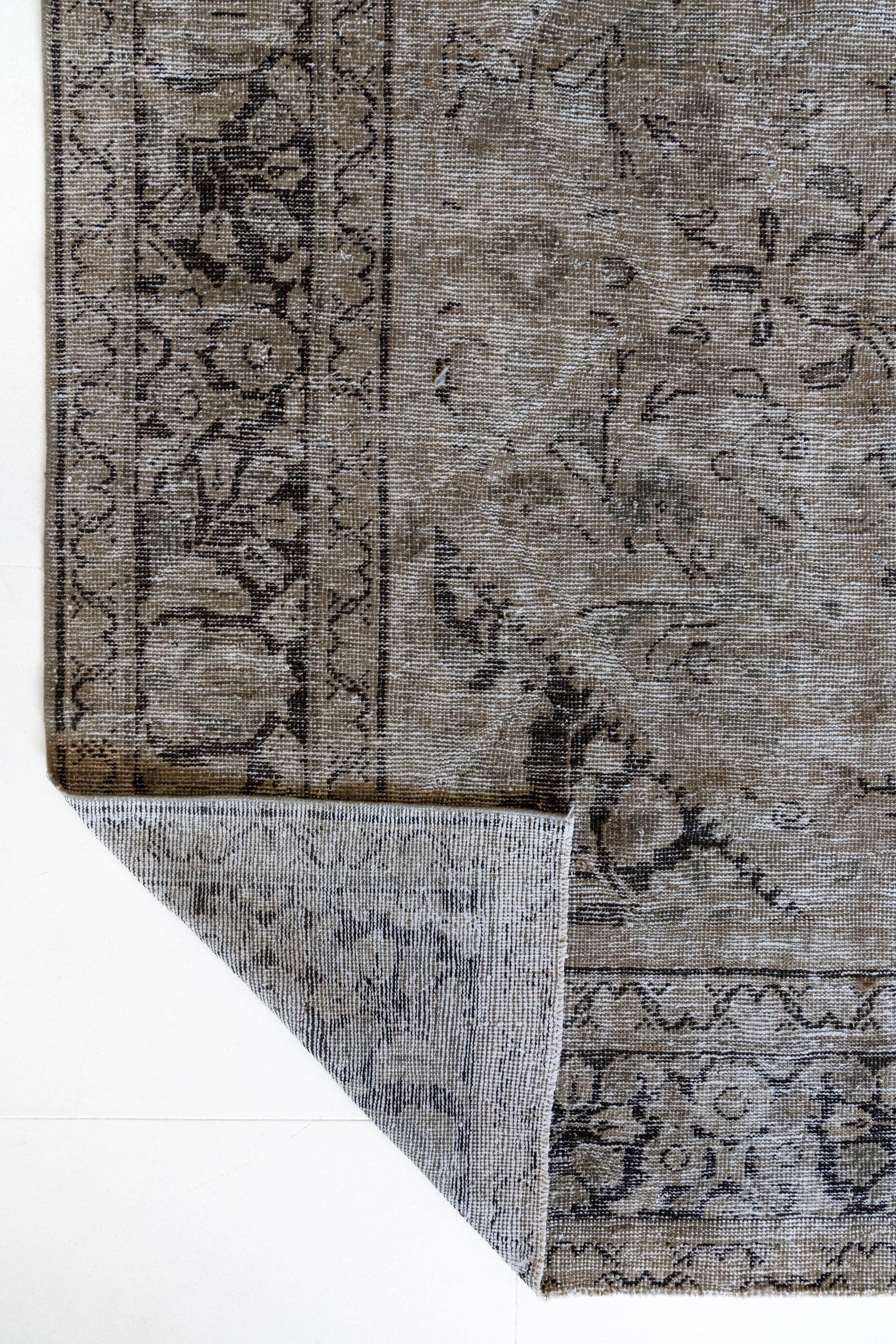 District Loom 1920s Antique Persian Mahal Area Rug 7'10" x 10'11"