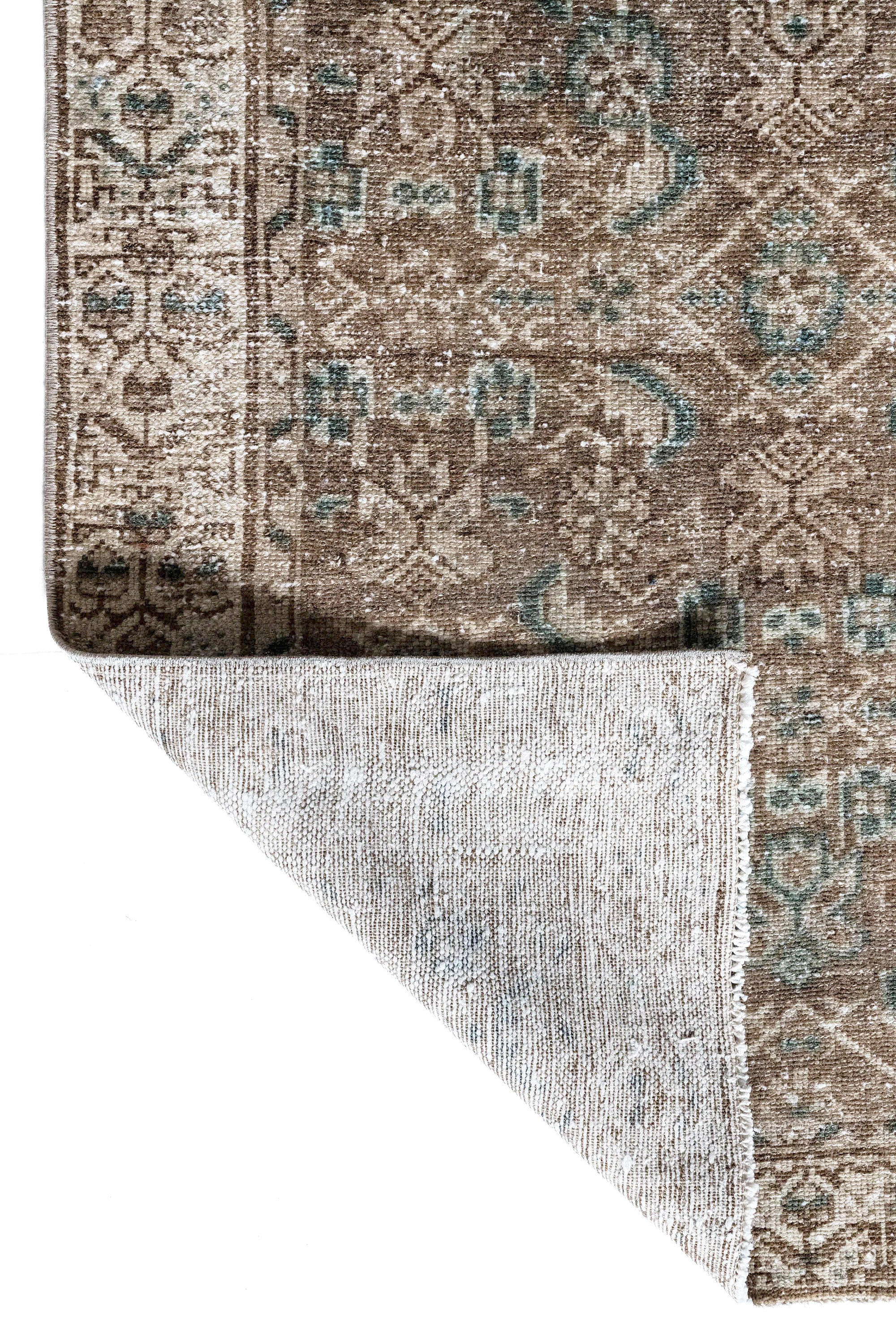 District Loom 1900s Antique Persian Malayer Runner Rug 2'10" x 11'7"