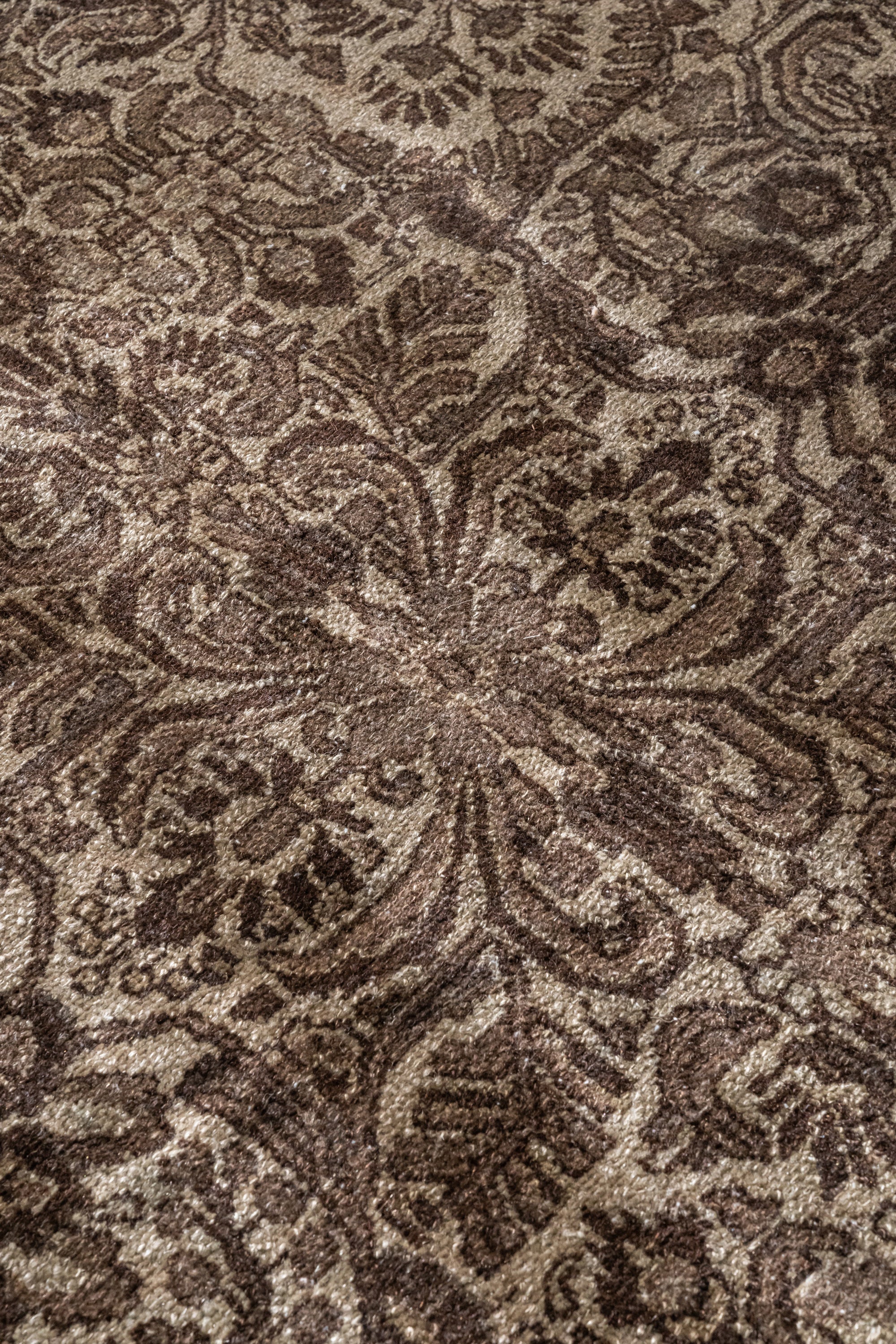 District Loom Vintage Persian Lilihan Area Rug 8'9" x 11'11"