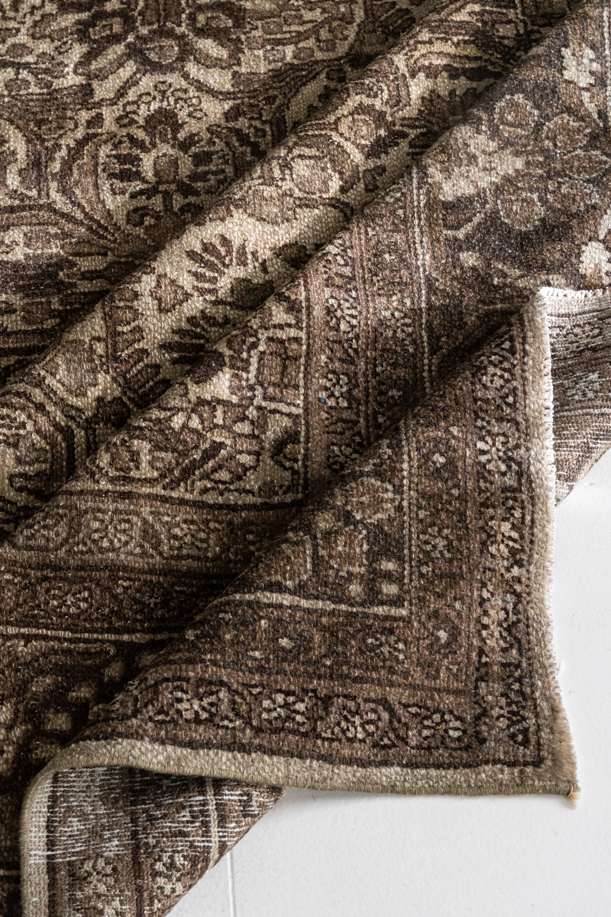 District Loom Vintage Persian Lilihan Area Rug 8'9" x 11'11"